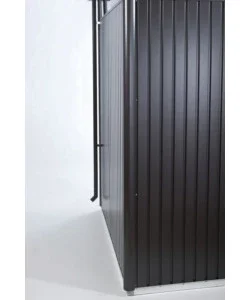 Tubi pluviali per casetta panorama grigio scuro metallizzato 2 unità - biohort. 44064 Di Tendenza